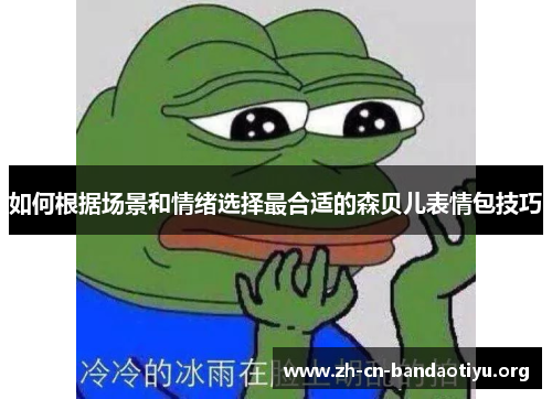 如何根据场景和情绪选择最合适的森贝儿表情包技巧 如何根据场景和情绪选择最合适的森贝儿表情包技巧